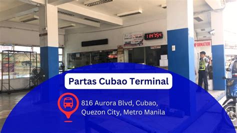 cubao bus terminal|Partas Bus Cubao .